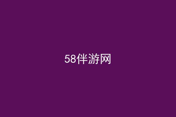 58伴游网