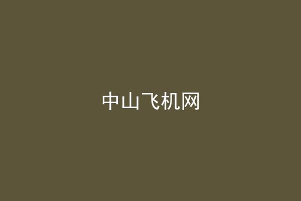 中山飞机网