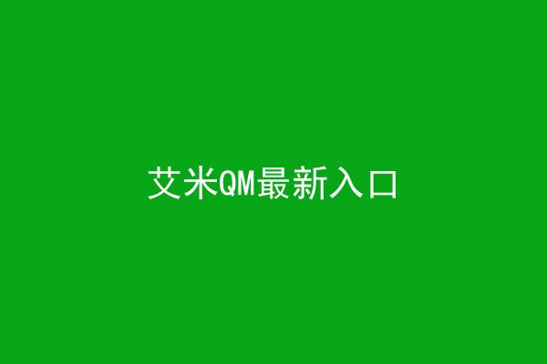 艾米QM最新入口