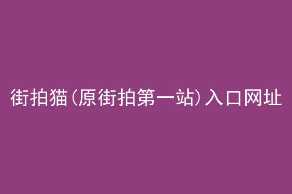 街拍猫(原街拍第一站)入口网址