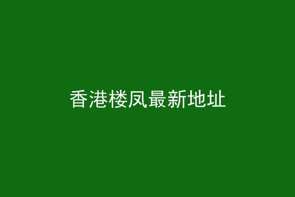 香港楼凤最新地址